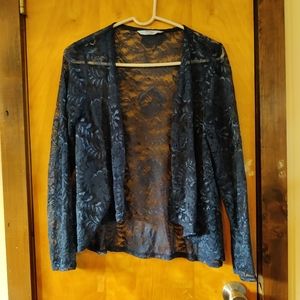 Measeor blue lace small bolero